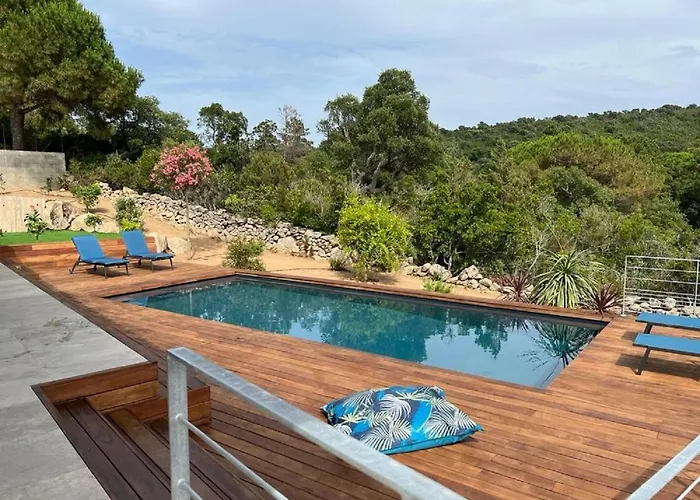Villa Monte E Mare, Piscine Chauffee, Climatisee A 5 Mn De La De Santa Giulia Porto-Vecchio (Corsica)