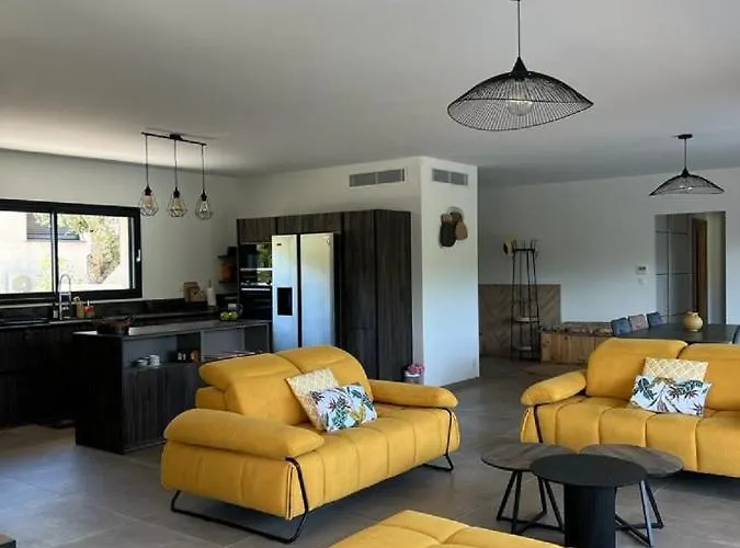 Monte E Mare, Piscine Chauffee, Climatisee A 5 Mn De La De Santa Giulia 别墅 维琪奥港