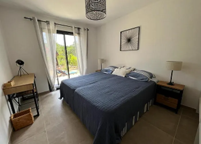 Monte E Mare, Piscine Chauffee, Climatisee A 5 Mn De La De Santa Giulia 别墅 *